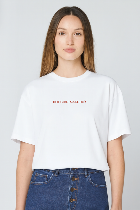 T-shirt HOT GIRLS MAKE DU'A